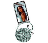 OneFlow Coque Tactile Compatible avec iPhone 5s / 5 / SE (2016) - Coque Antichoc des 2 côtés, Couverture Avant et arrière, Protection complète à 360 degrés - Menthe Grise