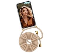 OneFlow Coque Tactile Compatible avec iPhone 5s / 5 / SE (2016) - Coque Antichoc des 2 côtés, Couverture Avant et arrière, Protection complète à 360 degrés - Or Beige