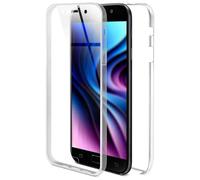 OneFlow Coque Tactile Compatible avec Samsung Galaxy A7 (2017) - Coque Antichoc des 2 côtés, Protection à 360 degrés, Coque Transparente pour téléphone Portable avec Protecteur d'écran - Klar