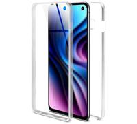 OneFlow Coque Tactile Compatible avec Samsung Galaxy S10e - Coque Antichoc des 2 côtés, Protection à 360 degrés, Coque Transparente pour téléphone Portable avec Protecteur d'écran - Klar