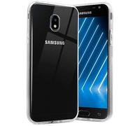 OneFlow Coque Ultra Transparente Compatible avec Samsung Galaxy J3 (2017) Coque, de téléphone Portable en Silicone, extrêmement résistante aux Chocs et Flexible, Clair comme du Cristal
