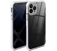 ONEFLOW Cushion Coque pour Apple iPhone 11 Pro - Coque transparente en silicone avec protection d'écran 3D pour appareil photo - Blanc