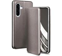 ONEFLOW Étui de protection à rabat pour Samsung Galaxy A36 5G avec fonction support - En cuir synthétique fin - Avec compartiment pour cartes - Étui de protection à 360 ° - Taupe
