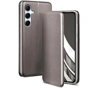 ONEFLOW Étui de protection à rabat pour Samsung Galaxy A56 5G avec fonction support - En cuir synthétique fin - Avec compartiment pour cartes - Étui de protection à 360 ° - Taupe