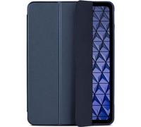 ONEFLOW Étui de protection pour iPad Pro 11 (2024/2025), ultra fin, avec support, fonction veille/réveil automatique, étui à rabat avec fonction support magnétique, étui en cuir PU, bleu