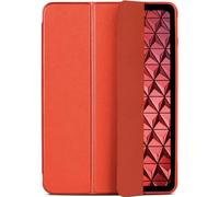 ONEFLOW Étui de protection pour iPad Pro 13 (2024/2025), ultra fin, avec support, fonction veille/réveil automatique, étui à rabat avec fonction support magnétique, étui en cuir PU, rouge