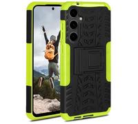 ONEFLOW Étui de réservoir compatible avec Samsung Galaxy S23 FE - Coque extérieure résistante aux chocs, coque de protection avec support, protection de l'appareil photo et de l'écran, coque rigide