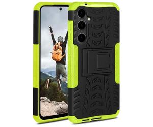 ONEFLOW Étui de réservoir compatible avec Samsung Galaxy S23 FE - Coque extérieure résistante aux chocs, coque de protection avec support, protection de l'appareil photo et de l'écran, coque rigide