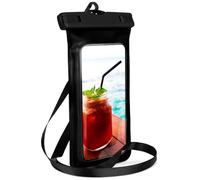 ONEFLOW Étui étanche pour téléphone portable Blackview A55 | Fenêtre tactile & appareil photo + bracelet et dragonne pour bandoulière Noir océan
