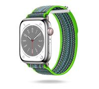 ONEFLOW Nomad Strap Bracelet compatible avec Apple Watch Bracelet d'extérieur en tissu nylon Bracelet de sport avec fermeture Velcro, bracelet textile iWatch pour homme et femme, Apple Watch 11 (46mm