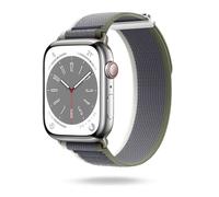 ONEFLOW Nomad Strap Bracelet d'extérieur en nylon avec fermeture , compatible avec Apple Watch 11 (46 mm), bracelet de sport pour homme et femme, trailblazer ardoise