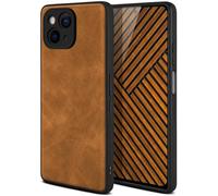 ONEFLOW Pali Case Étui de protection en cuir végétalien pour Xiaomi Redmi Note 10 Pro avec protection de l'appareil photo Marron clair