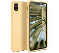 ONEFLOW Sama Sama Étui compatible avec Apple iPhone XR - Coque durable en fibre végétale, biodégradable sans plastique, végétalien et écologique - Jaune