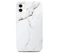 ONEFLOW Sense Coque compatible avec Apple iPhone 11, coque effet marbre, appareil photo et protection d'écran, coque de téléphone en silicone pailleté -Passion