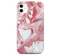 ONEFLOW Sense Coque compatible avec Apple iPhone 11, coque effet marbre, appareil photo et protection d'écran, coque de téléphone en silicone pailleté -Pleasure