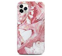 ONEFLOW Sense Coque compatible avec Apple iPhone 11 Pro, coque effet marbre, appareil photo et protection d'écran, coque de téléphone en silicone pailleté -Pleasure