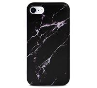 ONEFLOW Sense Coque compatible avec iPhone 7/8 / SE 2 (2020), coque effet marbre, appareil photo et protection d'écran, coque de téléphone en silicone pailleté -Temper