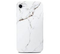 ONEFLOW Sense Coque compatible avec iPhone 7/8 / SE 2 (2020), coque effet marbre, appareil photo et protection d'écran, coque de téléphone en silicone pailleté -Passion