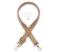 ONEFLOW Sunset Strap Chaîne universelle pour téléphone portable à suspendre en nylon doux, bandoulière amovible avec 2 mousquetons, bracelet boho sans étui, chaîne pour tous les téléphones portables