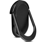ONEFLOW Support de doigt Flip Loop pour tous les Blackviews - Anneau de téléphone portable avec aimant intégré et support, poignée de support, support pour smartphone Noir