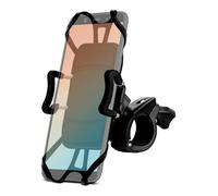 ONEFLOW® Support de guidon de vélo avec fermeture rapide pour tous les téléphones portables ULEFONE | Maintien sûr et utilisation complète ainsi que rotatif + orientable Noir
