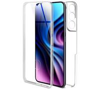 ONEFLOW Touch Case Coque de protection pour Samsung Galaxy S22 Plus des deux côtés antichoc Housse de protection avant et arrière 360 degrés Protection complète Transparent avec film de protection