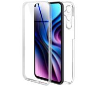 ONEFLOW Touch Case für Samsung Galaxy A54 5G Hülle beidseitig stoßfest, Schutzhülle vorne und Rückseite, 360 Grad Komplettschutz, Handyhülle transparent mit Displayschutz - Transparent