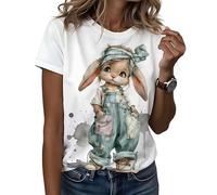 oneforus T-Shirt Femme Style bohème à Manches Courtes col Rond Coupe Ample imprimé Graphique tie-Dye t-Shirt Basique d'été décontracté avec Motifs symboliques Mandalas Fleurs et Style Vintage
