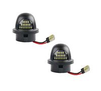 OneGas 2PCS éclairages de plaque d'immatriculation LED avec tube néon OLED rouge compatible avec Ford F-150 F-250 F-350 F-450 F-550 Superduty Heritage Bronco Ranger Explorer Excursion, 6000K Blanc 12V