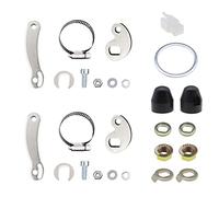 OneGas E-Bike Kit de conversion d'écrous de moteur pour moyeu de vélo électrique Argenté 66 cm Frein à disque Roue en aluminium Montage requis