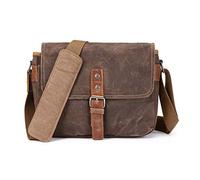 ONEGenug Sac D'appareil-Photo SLR Imperméable en Toile de Cire - Étui Vintage avec Tampon D'intercalaire