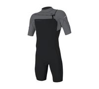 O'NEILL 2026 Hommes Hammer 2mm Chest Zip Shorty Combinaison Néoprène 4927 - Tempered Steel/Smoke/Smoke