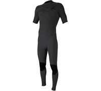 O'NEILL 2026 Hommes Hyperfreak 2mm Chest Zip Manches Courtes Combinaison Néoprène 5497 - Tempered Steel/Graphite