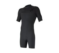 O'NEILL 2026 Hommes Hyperfreak 2mm Chest Zip Shorty Combinaison Néoprène 5495 - Tempered Steel/Graphite