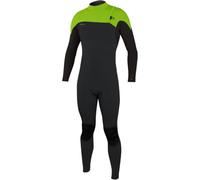 O'NEILL 2026 Hommes Hyperfreak Comp 4/3mm Zipless Combinaison Néoprène 4971 - Tempered Steel/Day Glo