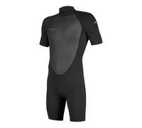O´neill Wetsuits Reactor-2 2 Mm Spring Short Sleeve Back Zip Shorty Noir LS Homme