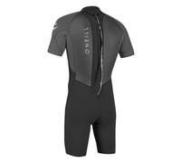 O´neill Wetsuits Reactor-2 2 Mm Spring Short Sleeve Back Zip Shorty Noir L Homme