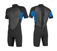 O´neill Wetsuits Reactor-2 2 Mm Spring Short Sleeve Back Zip Shorty Noir XL Homme