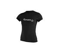 O'Neill Basic Skins Chemise de Soleil à Manches Courtes pour Femme UPF 50+ Noir Taille M