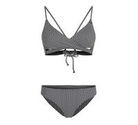 O'Neill - Women's Essentials Baay Maoi Bikini Set - Bikini - 36 - black micro stripe