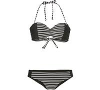 O'neill Bikini Pw Essentials Bandeau Fil Noir Rayé