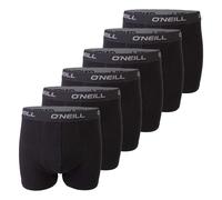 O'Neill Boxer Homme 6 Pièces Sport Coton Élasthanne Stretch Noir Gris Agave