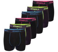 O'Neill Boxer Homme 6 Pièces Sport Coton Élasthanne Stretch Noir Gris Agave