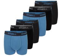O'Neill Boxer Homme 6 Pièces Sport Coton Élasthanne Stretch Noir Gris Agave