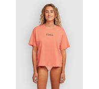 O´neill Boxy Back Print Short Sleeve T-shirt Orange XS Femme