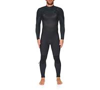ONeill Combinaison Hyperfreak 4/3 + mm pour Homme avec Fermeture Zippée Noire 5344 - Entrée pour Fermeture Éclair Zippée sur Une Barrière 360 avec Trous de Vidange