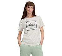 O'NEILL Cube Shortsleeve Shirt, Casual Logo, White Melee, S-XL Femme