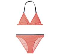 O'Neill Essential Triangle Bikini Girls Ensemble, Corail Fluo, 128 cm Fille