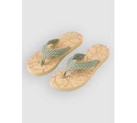 O´neill Floral Flip Flops Beige,Vert EU 38 Femme