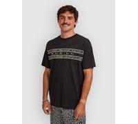 O´neill Flower Stripe Short Sleeve T-shirt Noir S Homme